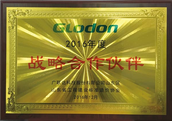 2016年度战略合作伙伴
