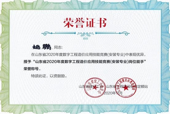 山东元真建设项目管理有限公司在山东省2020年度